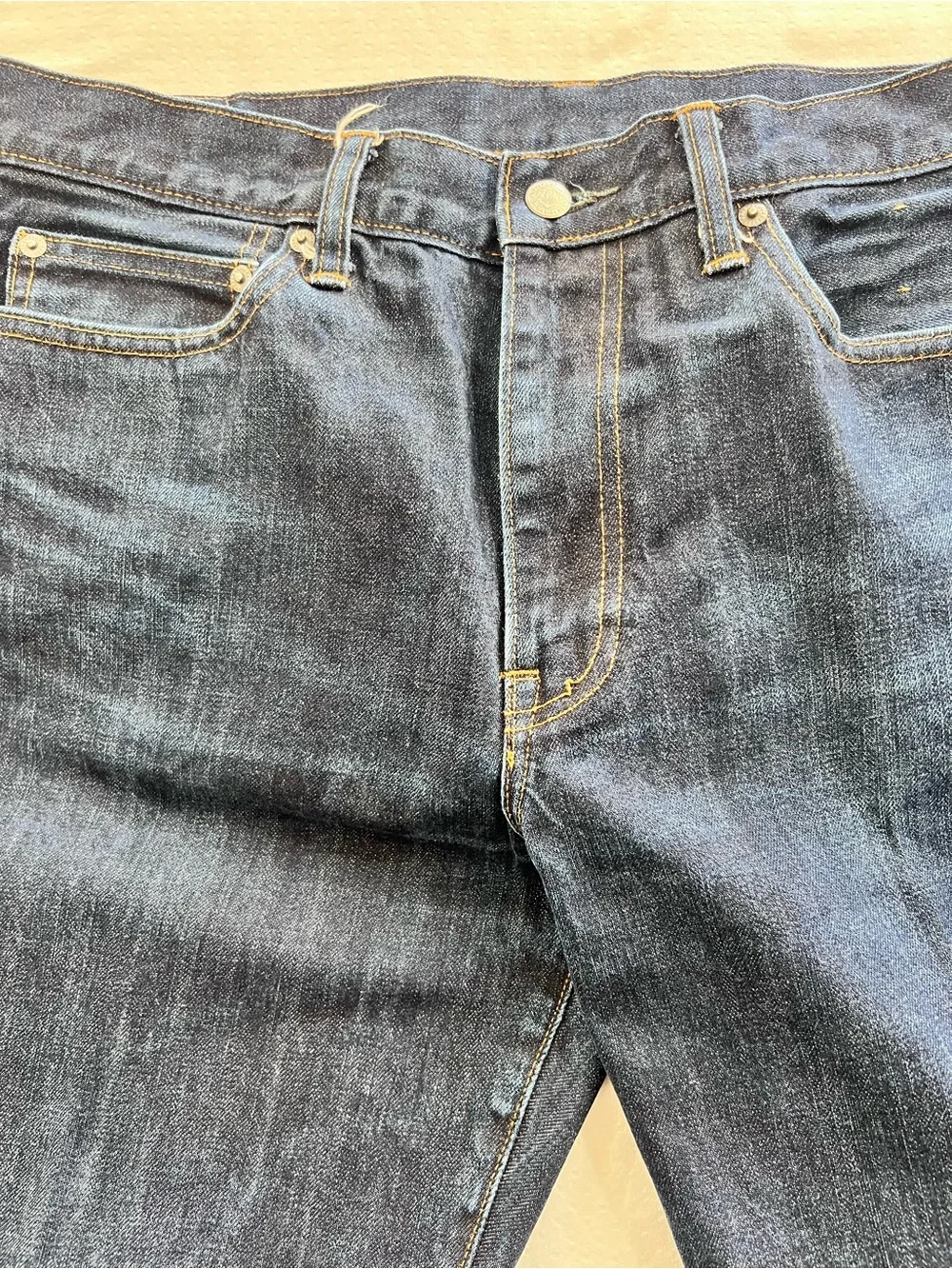 J. Crew Slim Straight Jeans in Dark Indigo